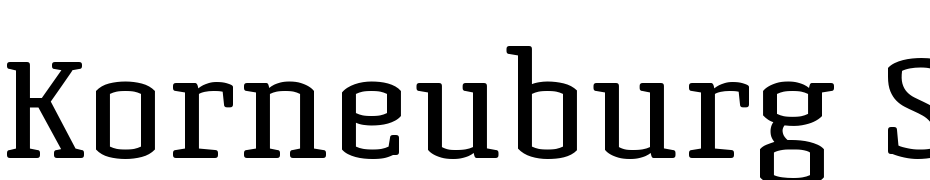 Korneuburg Slab Regular Font Download Free